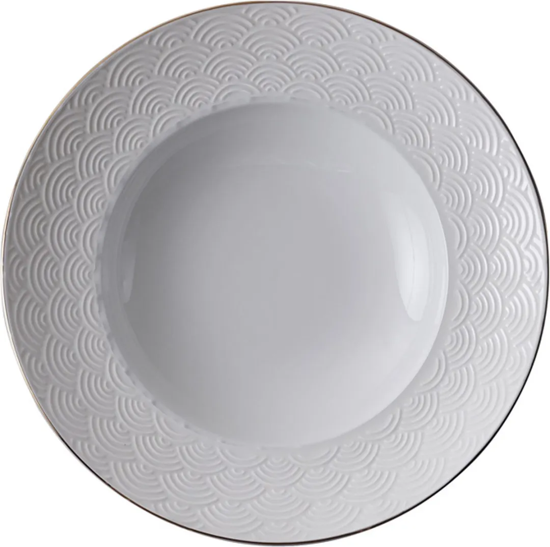 Tokyo Design Studio Nippon White Diepbord Golven 30cm