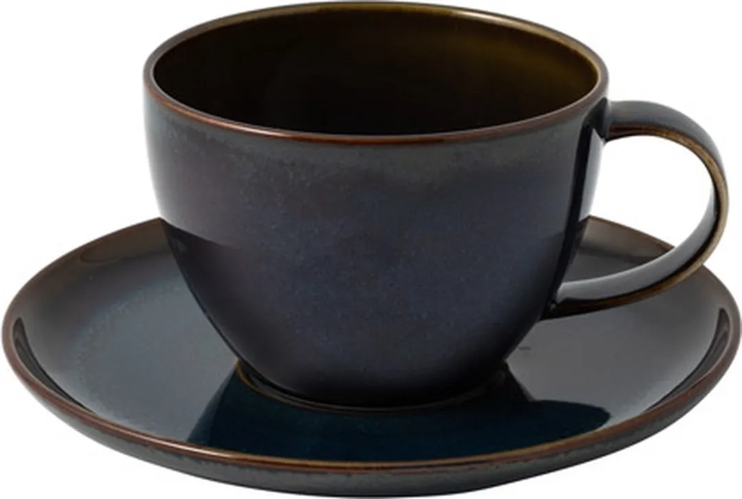 Villeroy & Boch Crafted Kaffeeuntertasse 14,9cm - donkerblauw