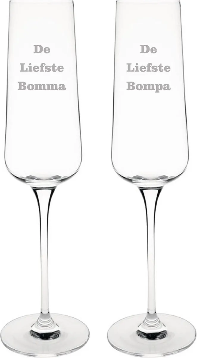 Olympia Champagneglas Liefste Bomma-Liefste Bompa 27cl