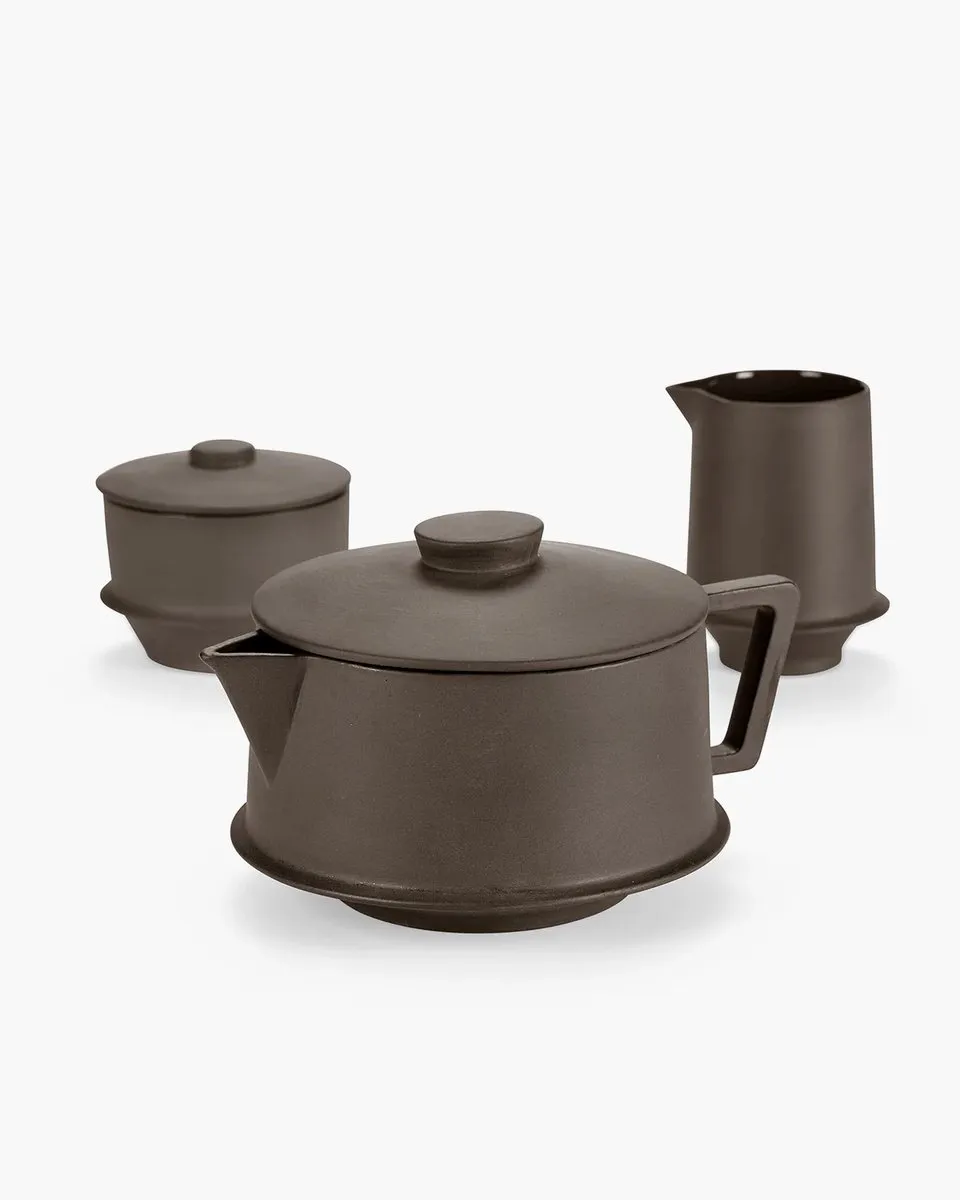 Serax Kelly Wearstuler Dune Suikerpot - 9.3cm Slate