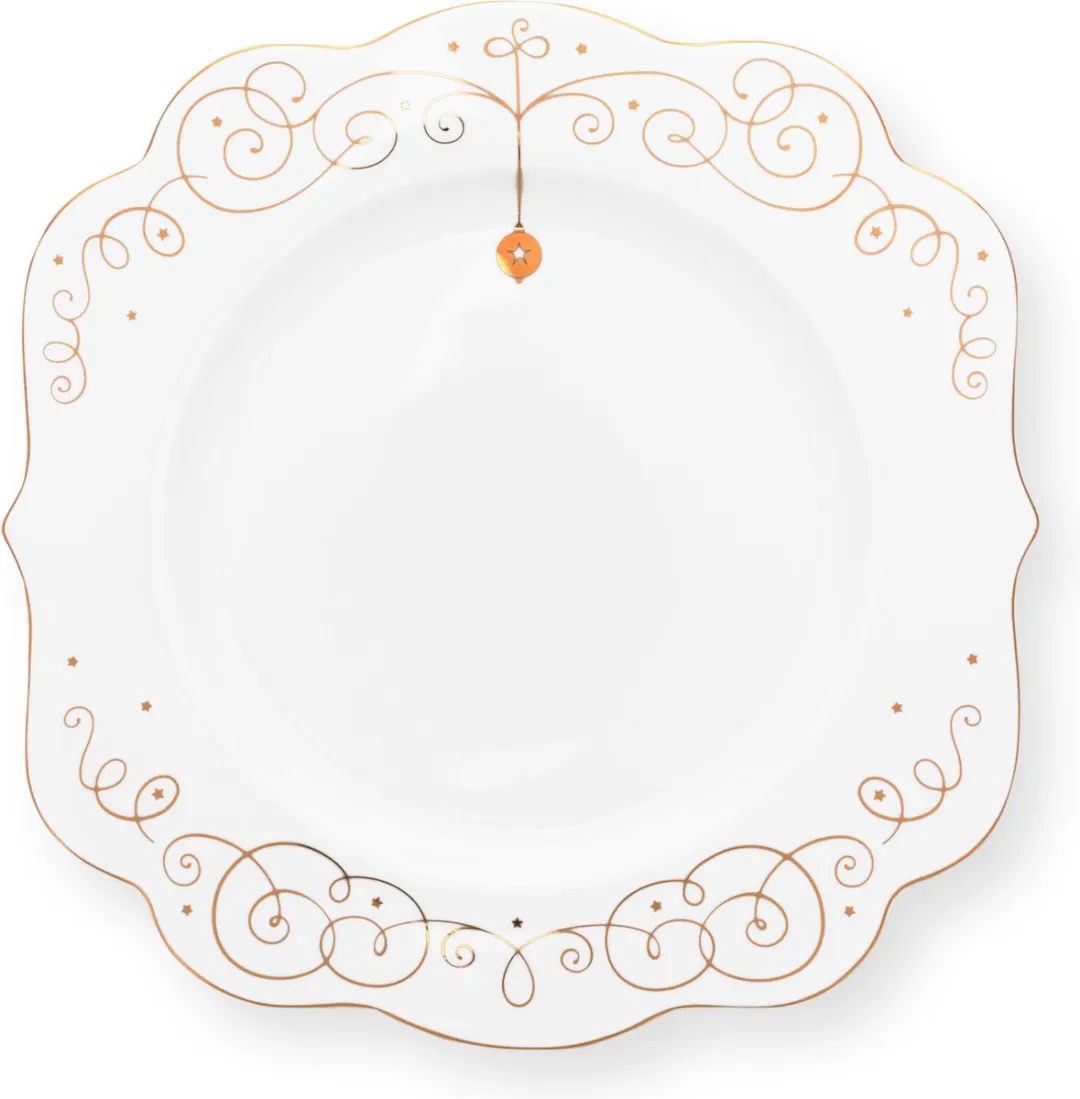 Pip Studio Royal Winter White Gebaksbord 17cm