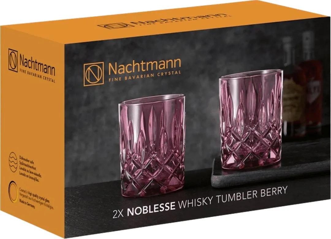Nachtmann - Whiskyglazen 'Noblesse' - Berry - 295 ml - set 2 stuks