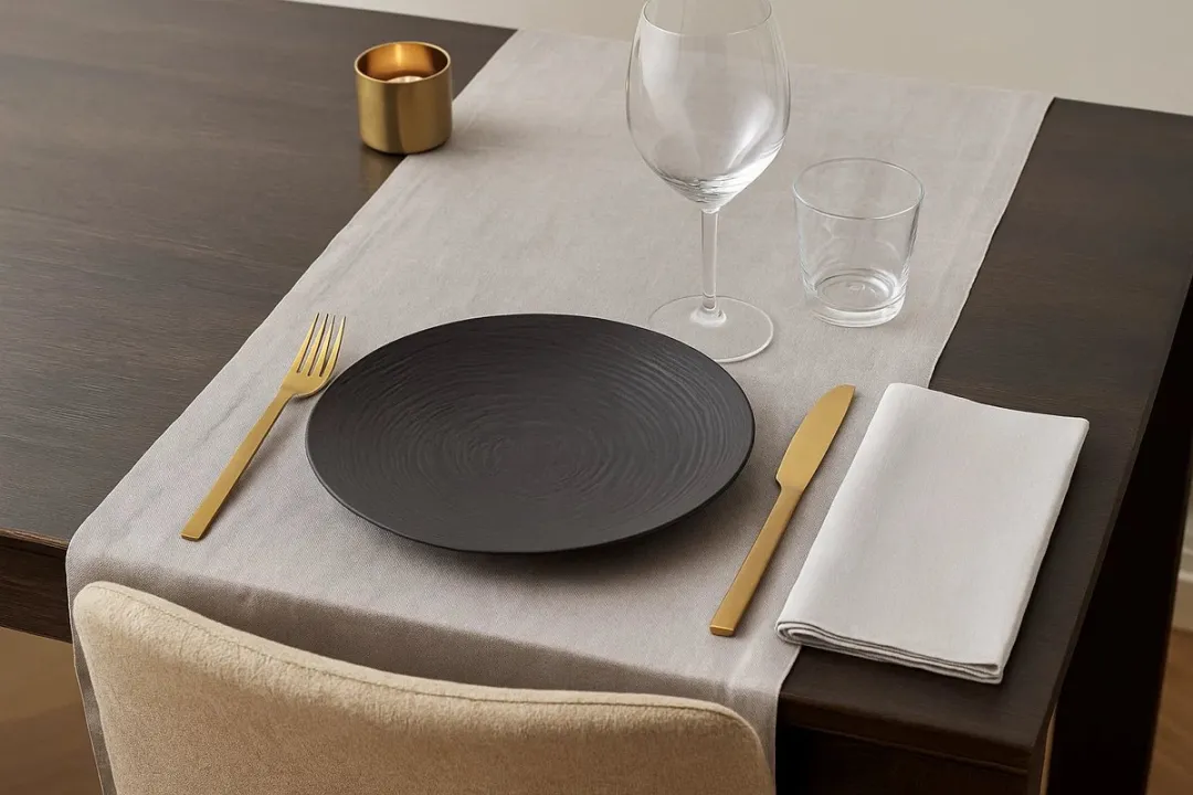 Cosy&Trendy Ontbijtborden Merio - 6 Stuks - Ø20cm - Zwart