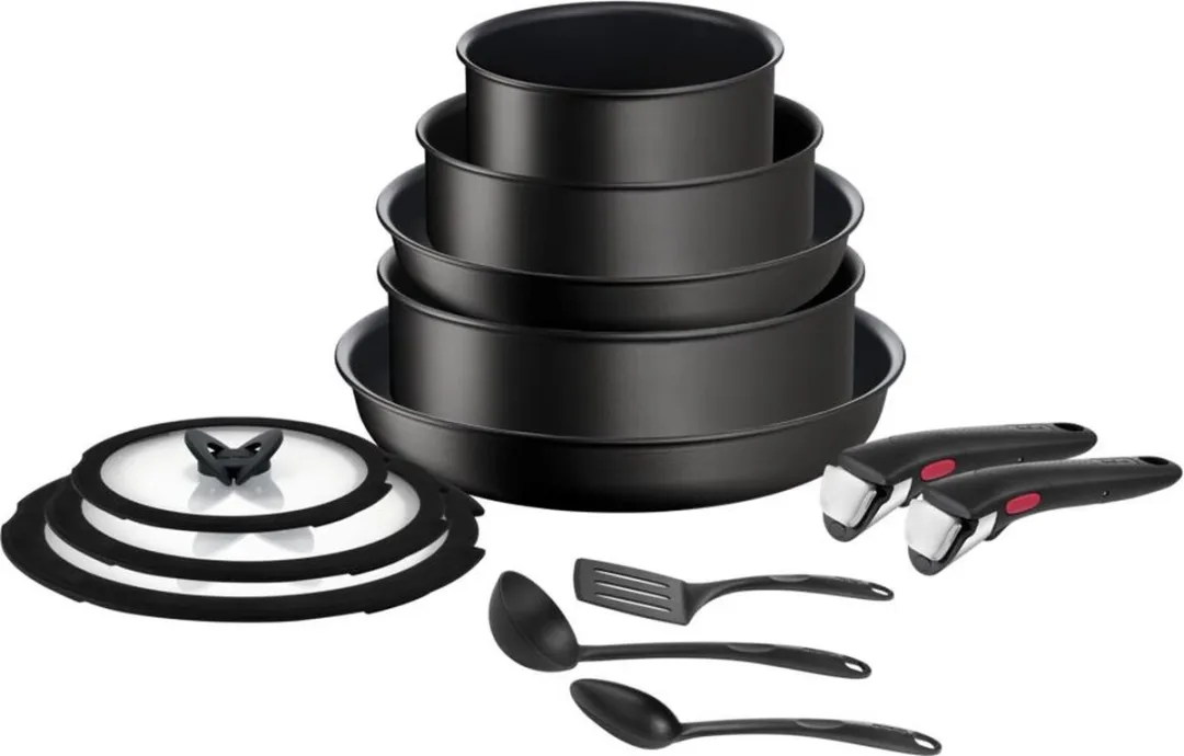 Tefal Ingenio Unlimited L7639002 Pannenset - 13-delig - Zwart