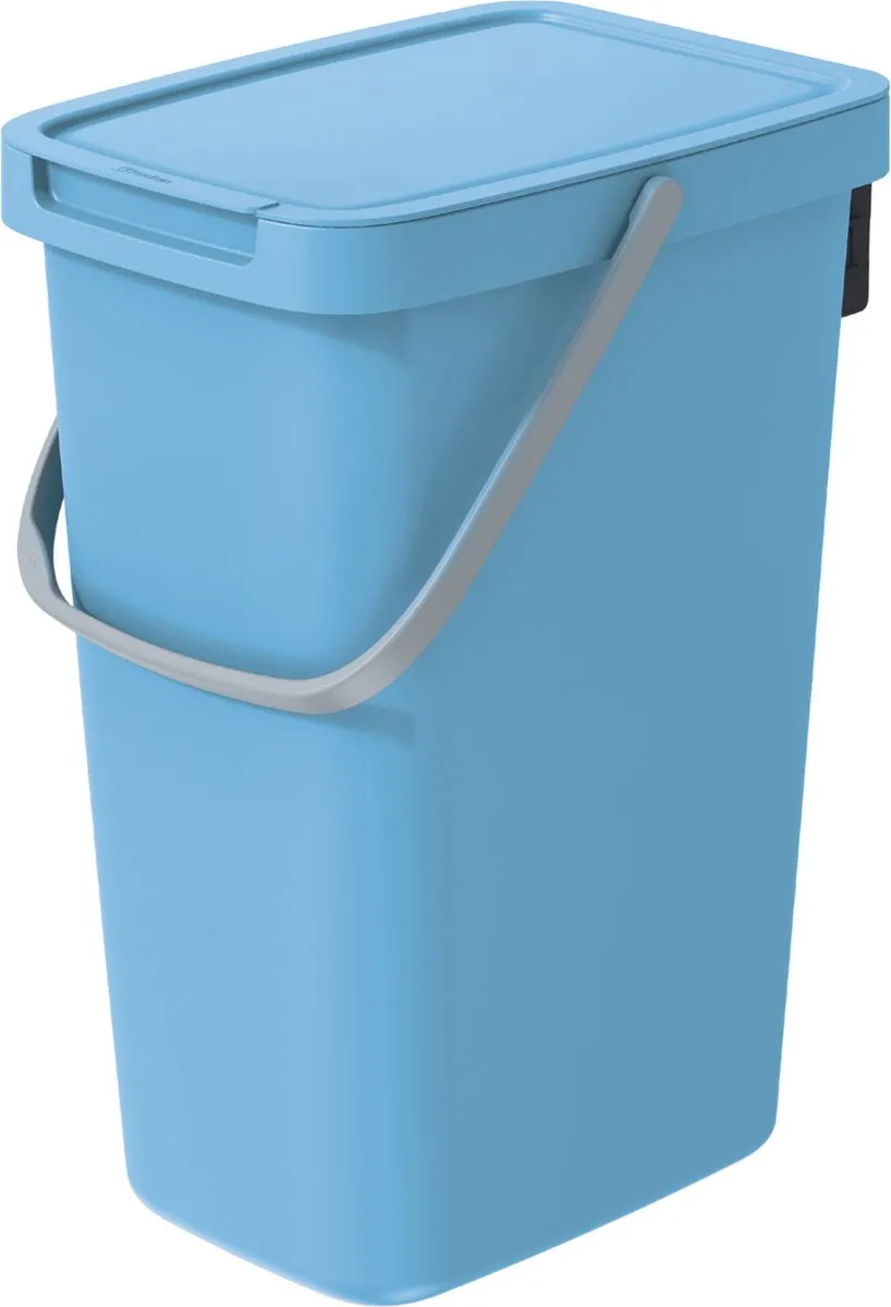Prosperplast Keden Compact Q Afvalbak 12L - Lichtblauw