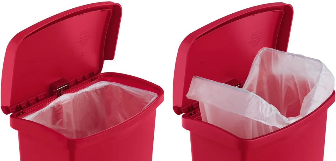 Rubbermaid Pedaalemmer Jim 15L - Wit