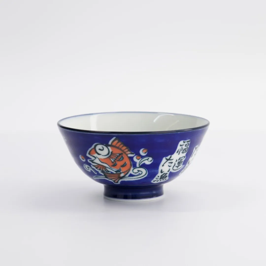 Tokyo Design Studio Kawaii Rijstkom Snapper Kom - Blauw