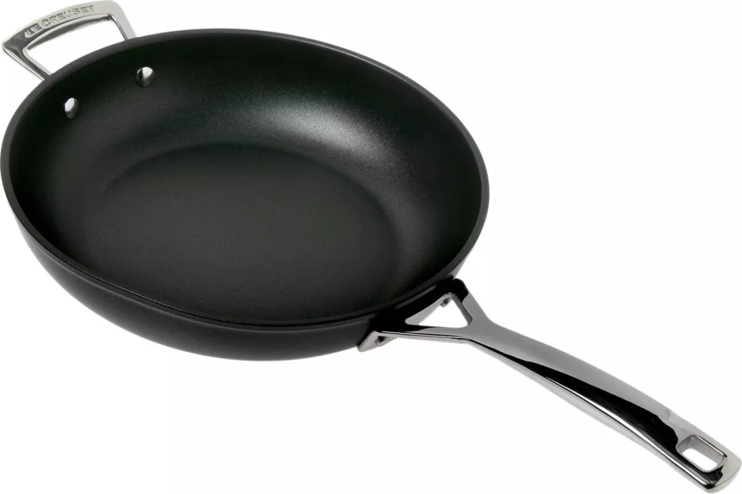 Le Creuset Les Forgées Pannenset 2-delig - 24cm & 28cm - Zwart/RVS