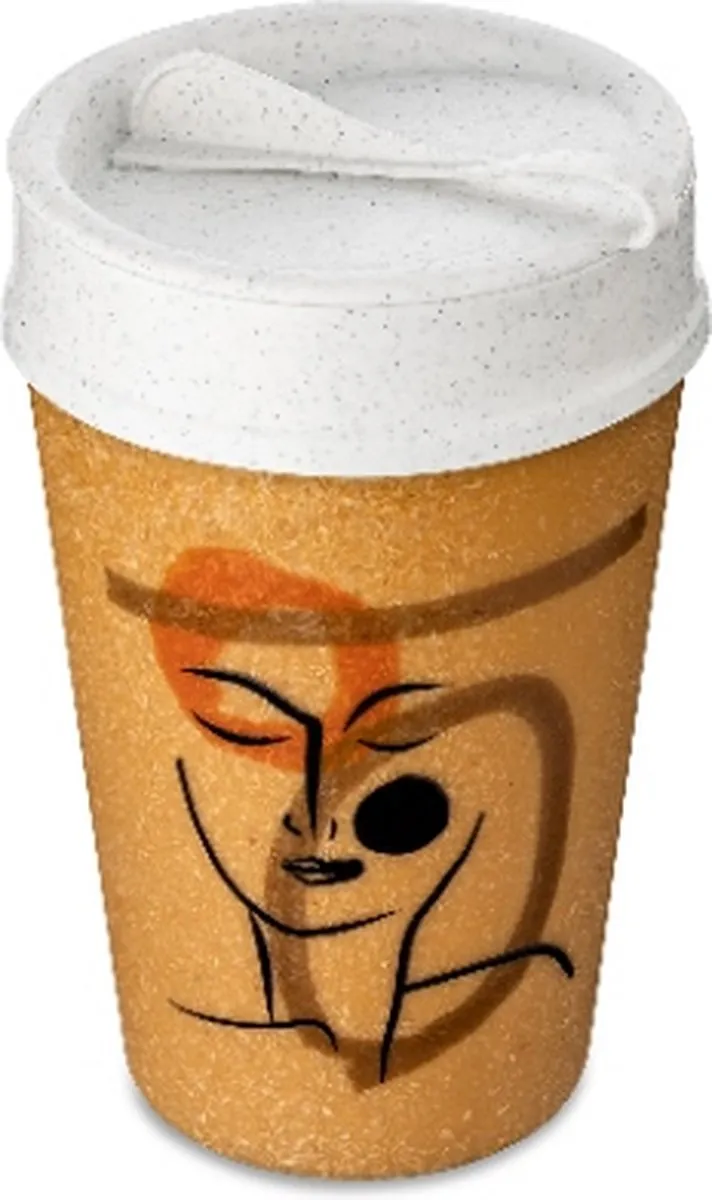 Koziol Iso To Go Face Dubbelwandige Koffiebeker 400ml