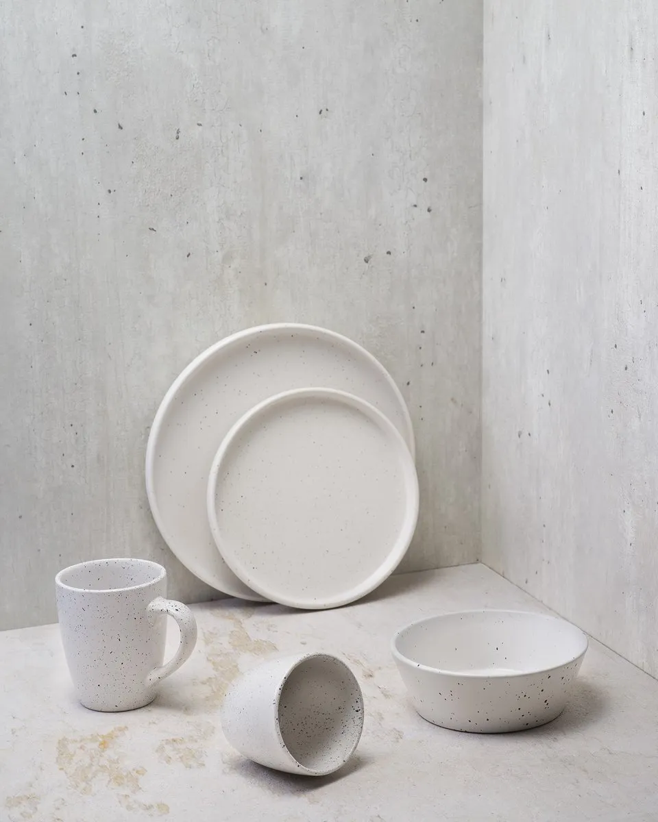 Cosy&Trendy Dinerbord Punto White - Ø26cm