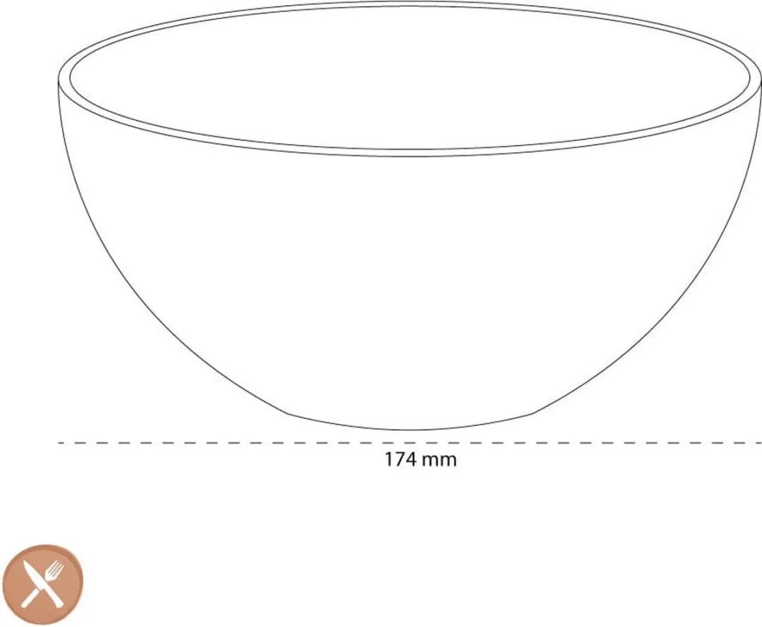 Villeroy & Boch Artesano Slaschaal rond - 175 cm - Wit