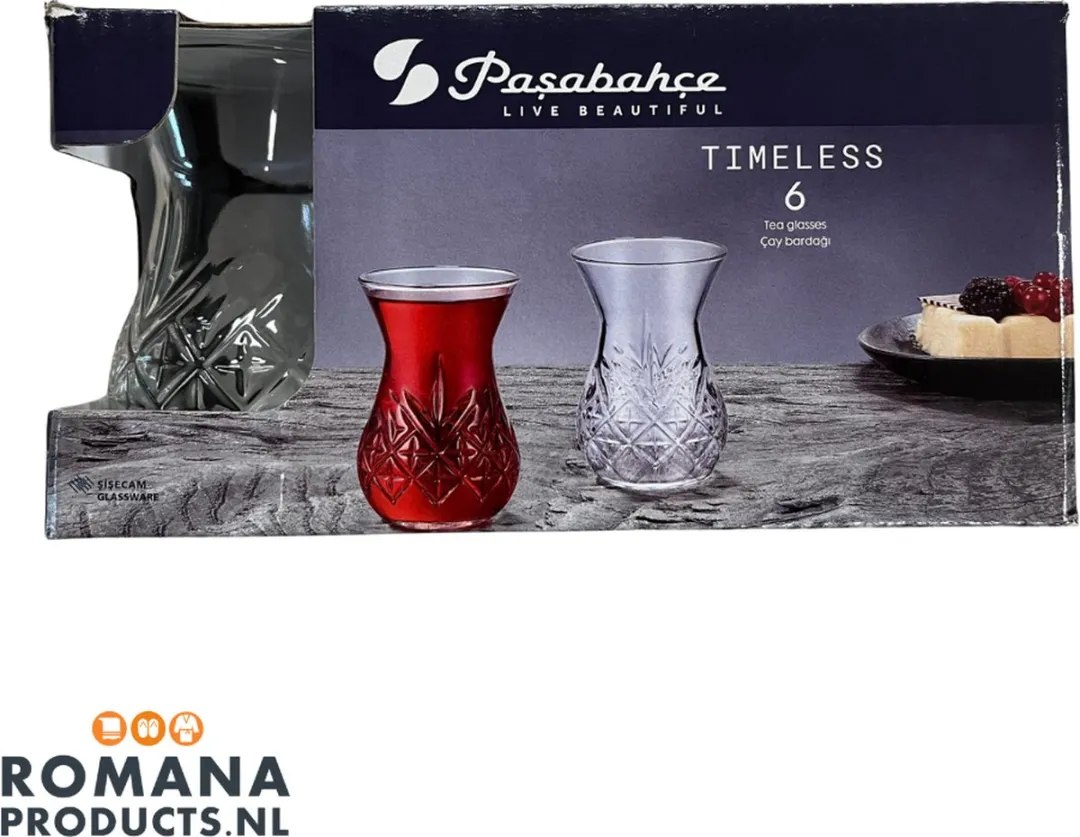 Pasabahce Timeless Turkse Theeglazen 155ml - Set van 6 - afbeelding 6 van 6