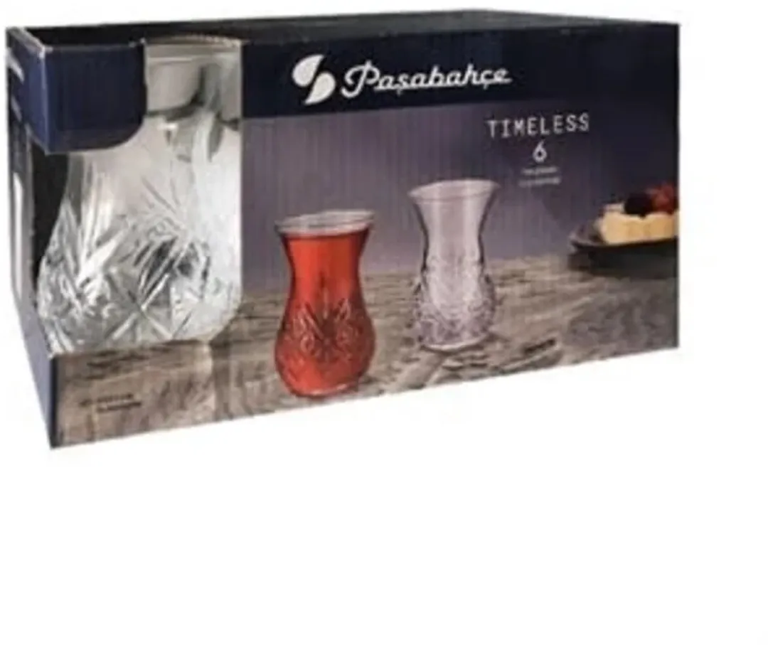 Pasabahce Timeless Turkse Theeglazen 155ml - Set van 6