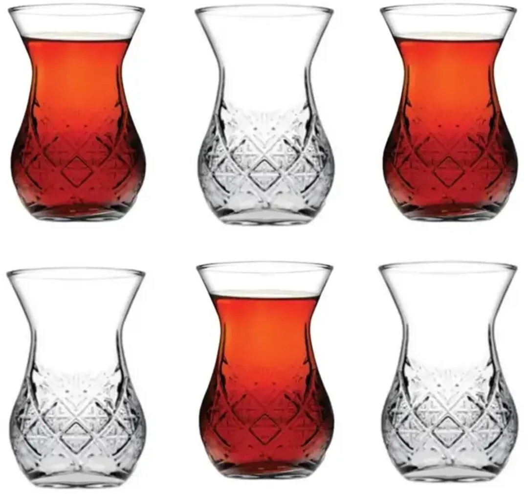 Pasabahce Timeless Turkse Theeglazen 155ml - Set van 6