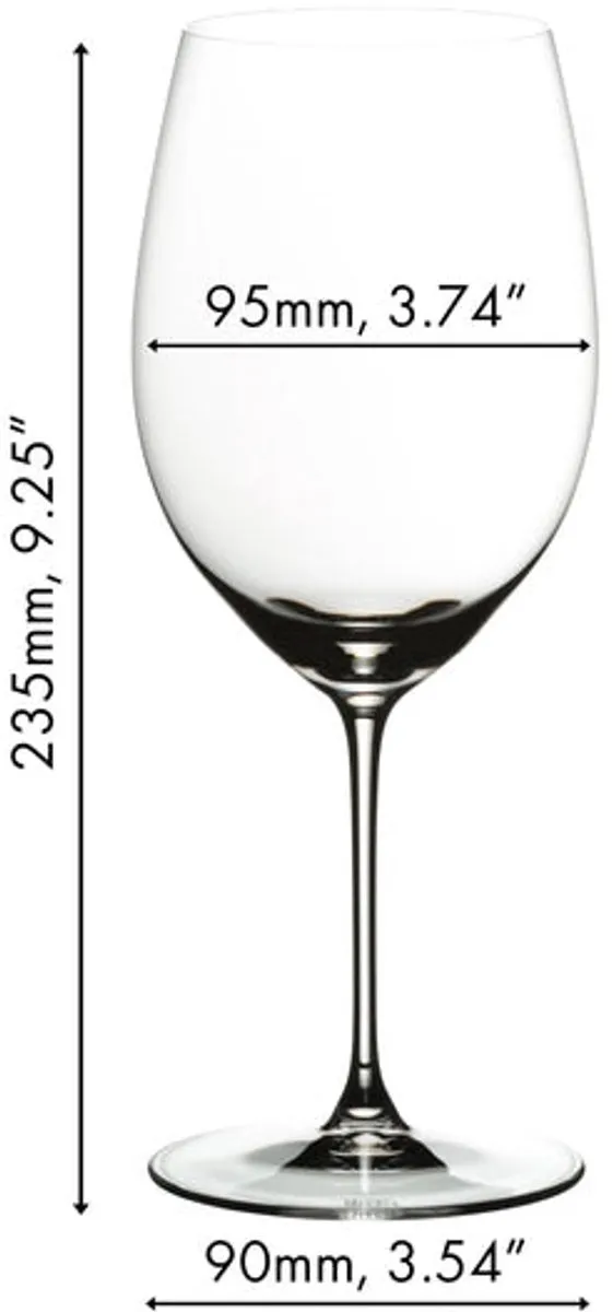Riedel Wijnglazenset - Rode Wijnglazen - Veritas - Cabernet / Merlot - 709 ml - 4 Stuks