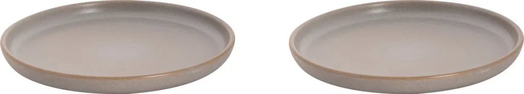 Palmer Sandy Loam Bordenset - 2 Stuks ø22cm - Grijs