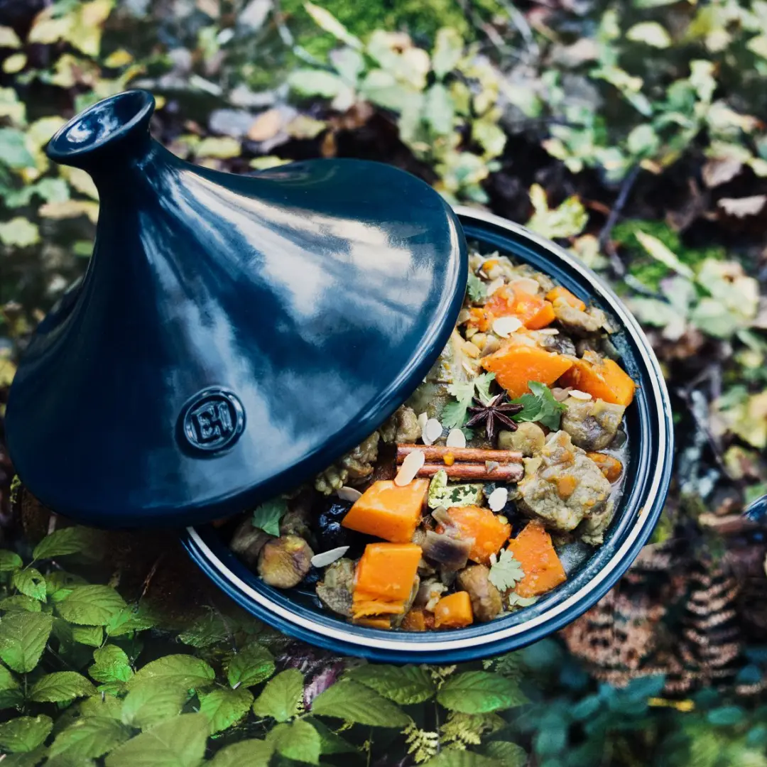 Emile Henry Tajine Belle-Ile - Ø32cm - Blauw