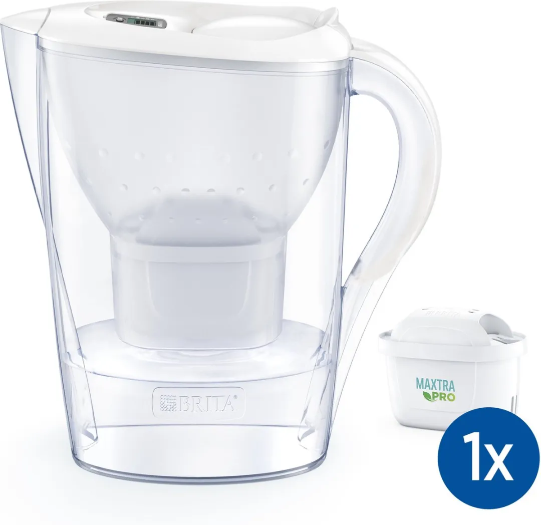 BRITA Marella Waterfilterkan 2.4L - Wit - MAXTRA PRO Filter
