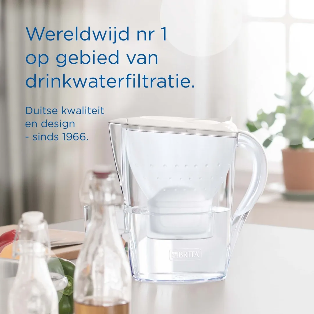BRITA Marella Waterfilterkan 2.4L - Wit - MAXTRA PRO Filter