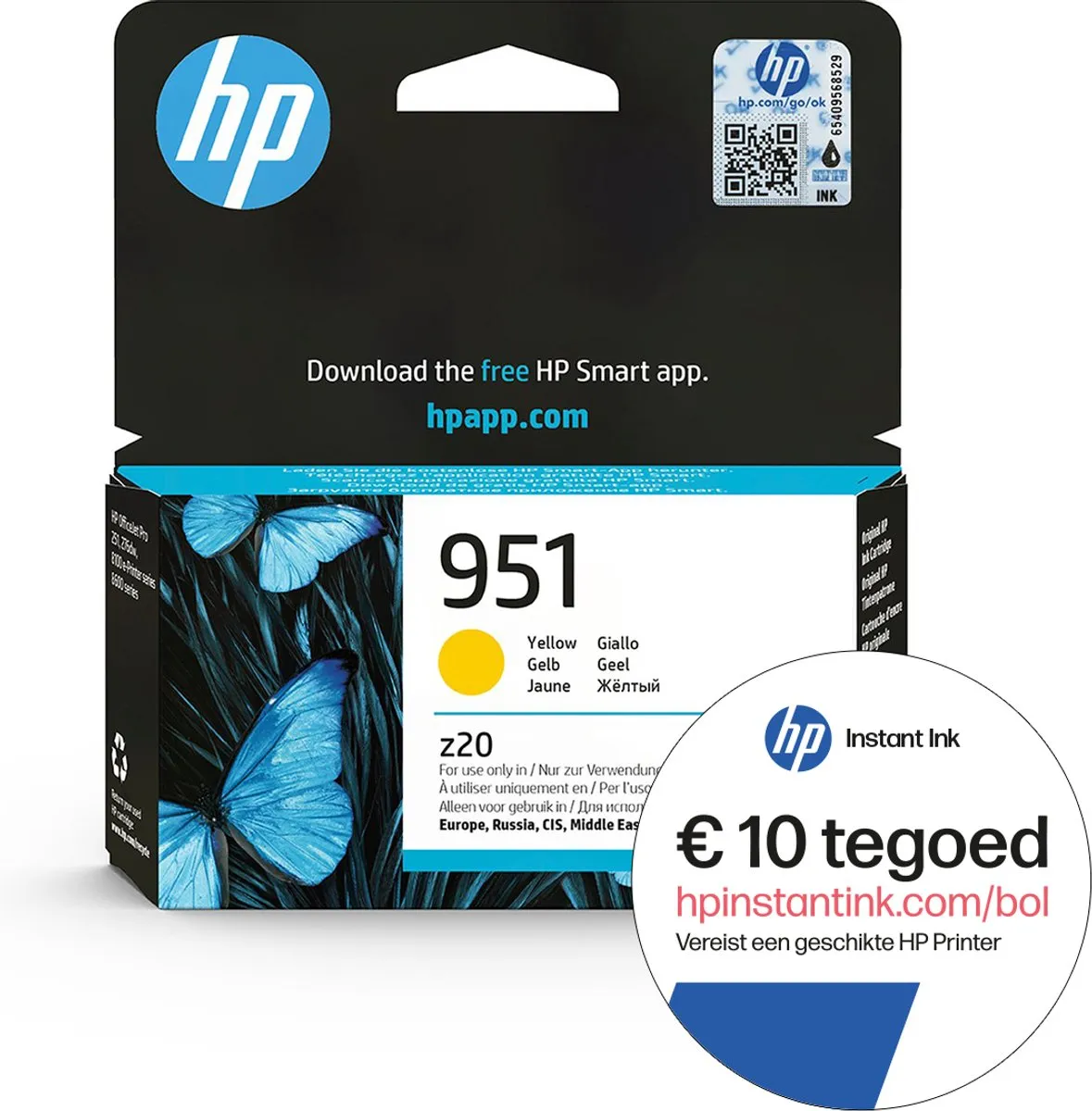 HP 951 Geel Inktcartridge CN052AE