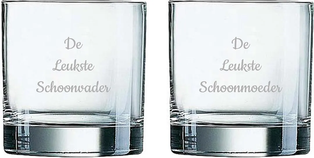 Arcoroc Whiskeyglas Gegraveerd