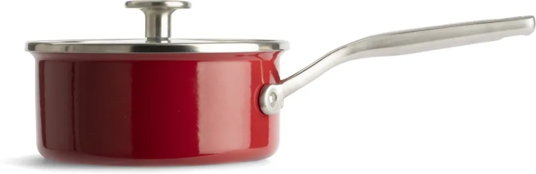 KitchenAid Steel Core Roestvrijstalen Pan 16cm - 1,3L - Keizerrood - afbeelding 6 van 6