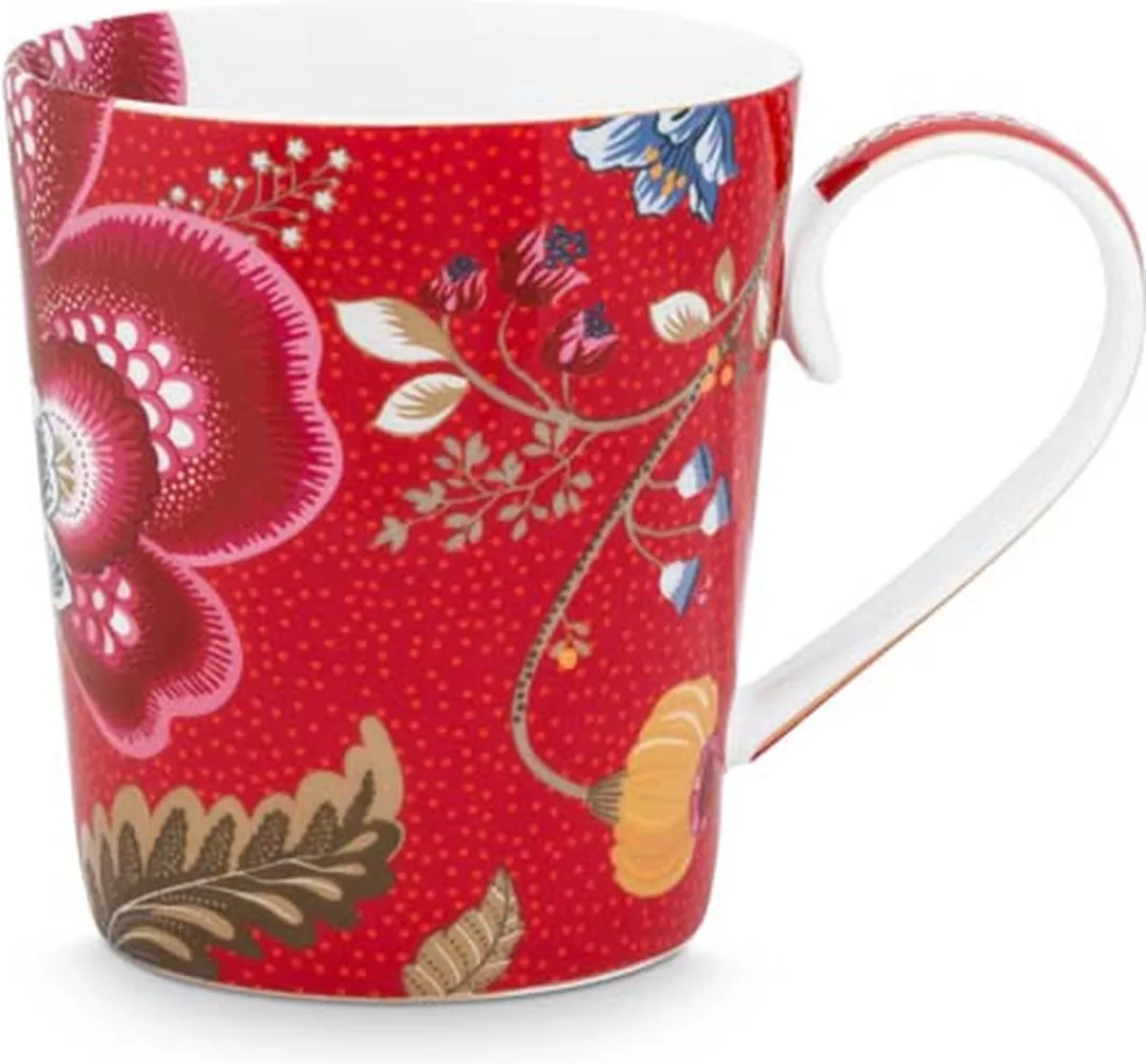 Pip Studio Alphabetmok U Blushing Birds - 350ml - Porselein