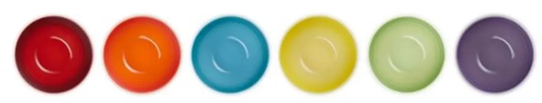 Le Creuset Regenboog Snackkommen - 6 Stuks 12cm