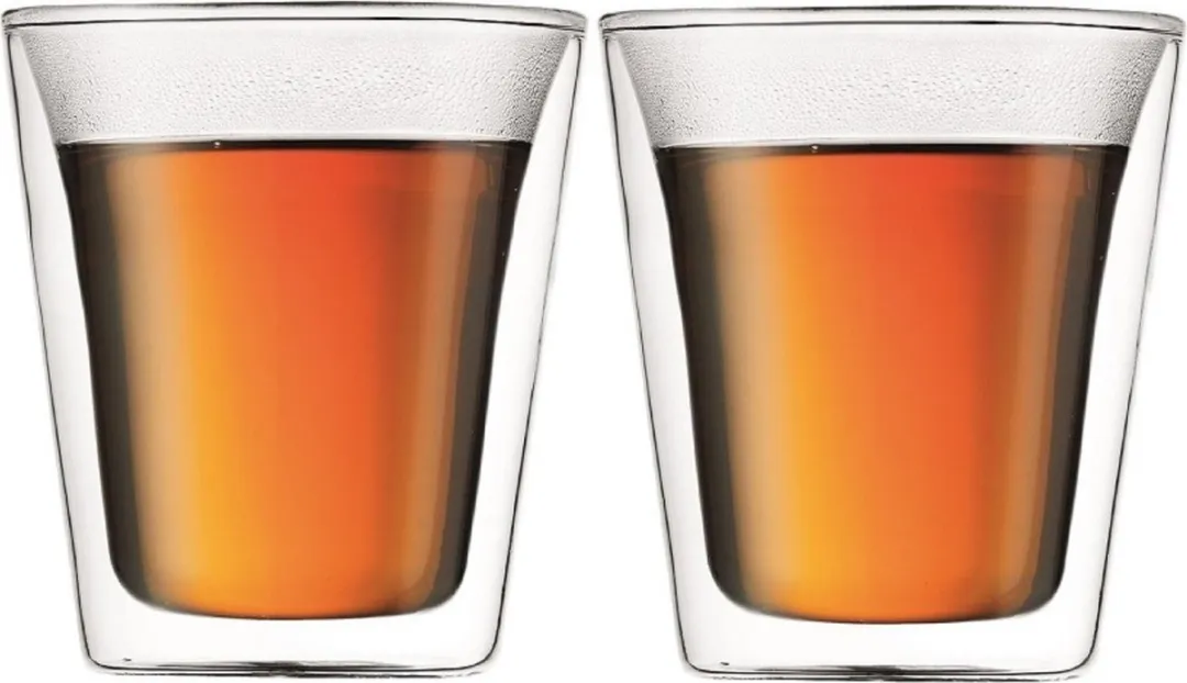Bodum Canteen Glas - Dubbelwandig - 0.2 L - Set Van 2