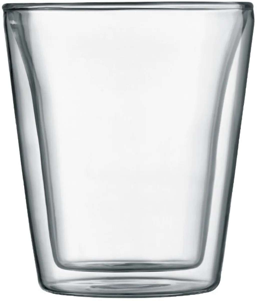 Bodum Canteen Glas - Dubbelwandig - 0.2 L - Set Van 2
