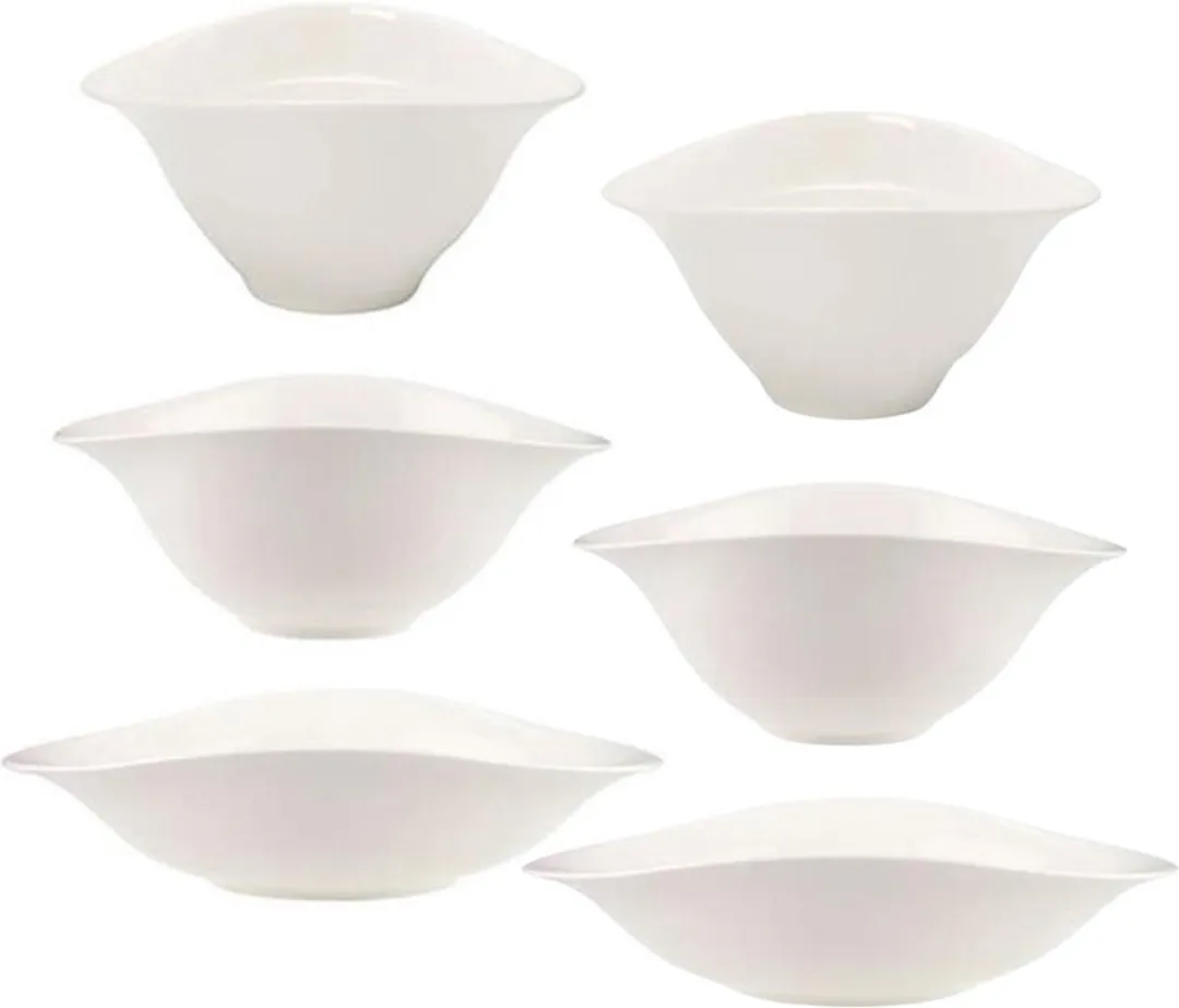 Villeroy & Boch Vapiano Kommen Set - 6-delig - Porselein