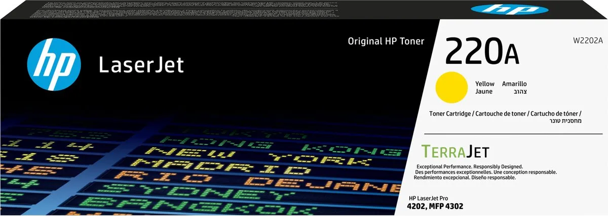 HP 220A Tonercartridge Geel - 1800 pagina's