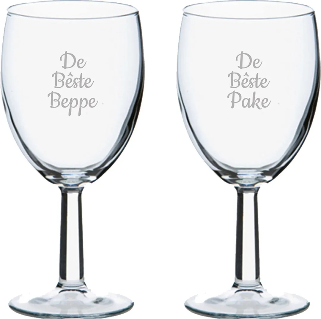 Pasabahce Gegraveerd Wijnglas 24,5cl