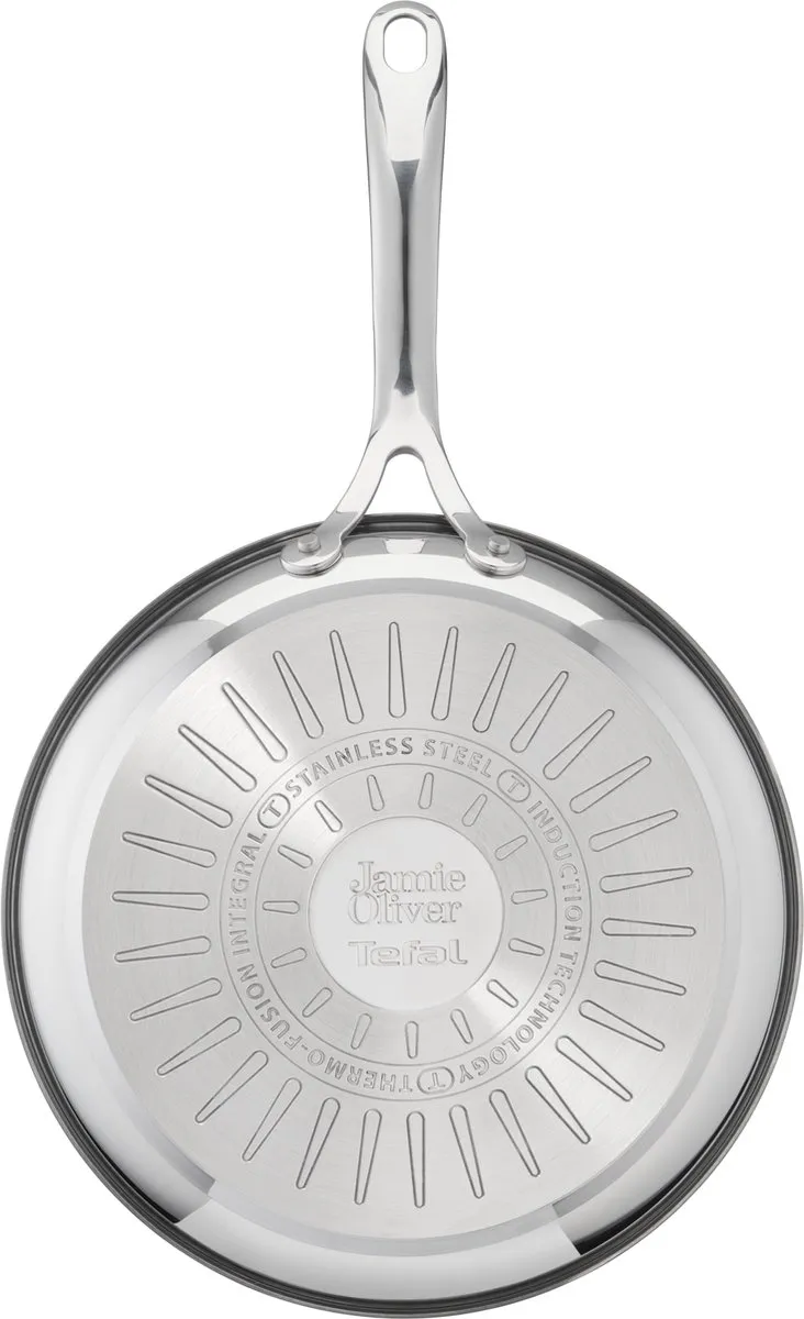 Jamie Oliver by Tefal Cook Smart Koekenpan 28cm - Roestvrijstaal - afbeelding 6 van 6