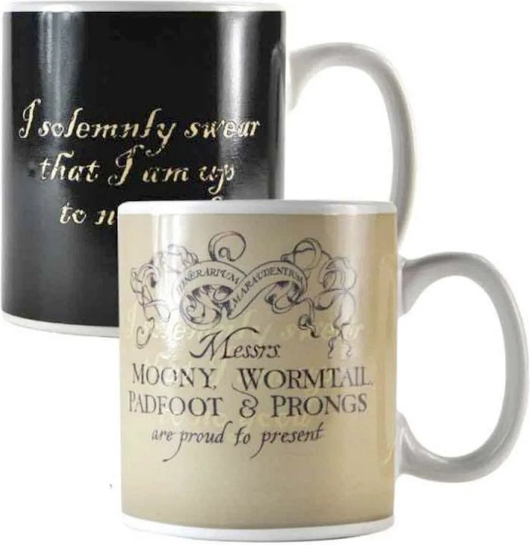 Warner Bros Harry Potter Marauders Map Heat Change Mok 400ml