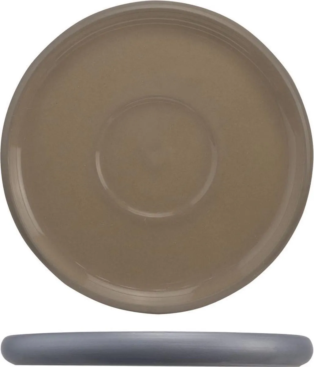 Cosy&Trendy Iowa Taupe Saucer D12cm