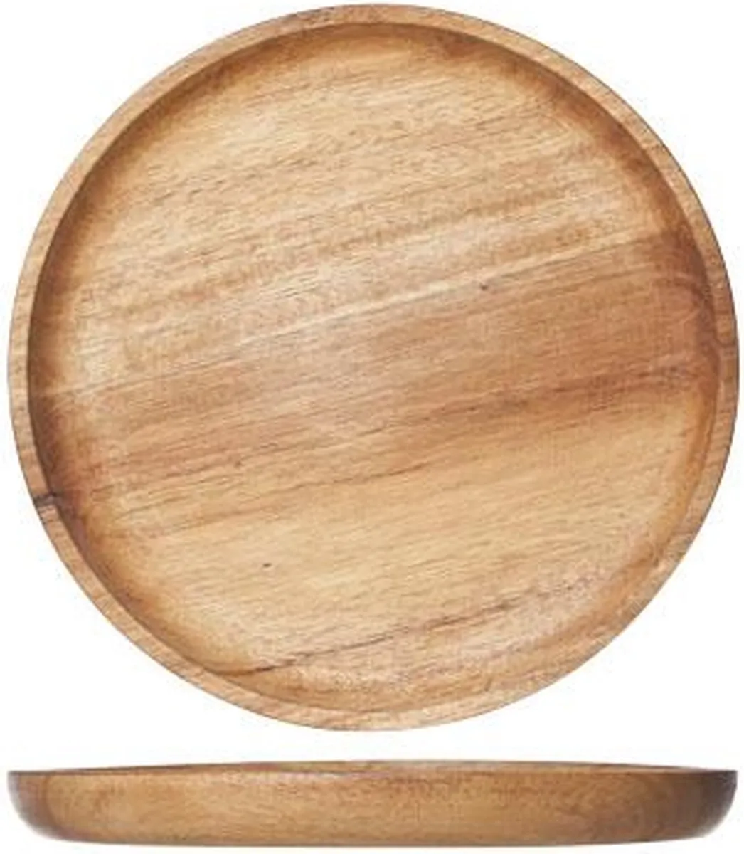 Cosy&Trendy Houten Ontbijtbord ø 20cm