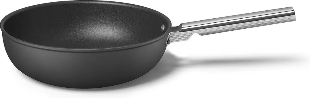 Smeg Wokpan Zwart - 30cm - 5.2L Anti-aanbak