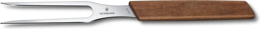 Victorinox Swiss Modern Vleesvork 15cm - Walnoot Hout