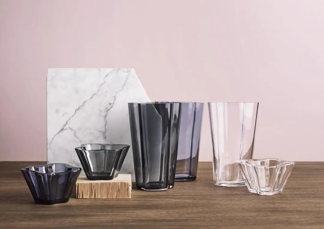 Iittala Alvar Aalto Schaal 75mm - Regenblauw