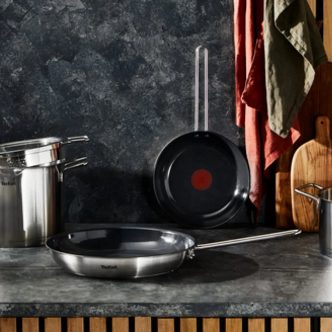 Tefal Nordica Ceramic Koekenpan 28cm - Inductie - Zilver