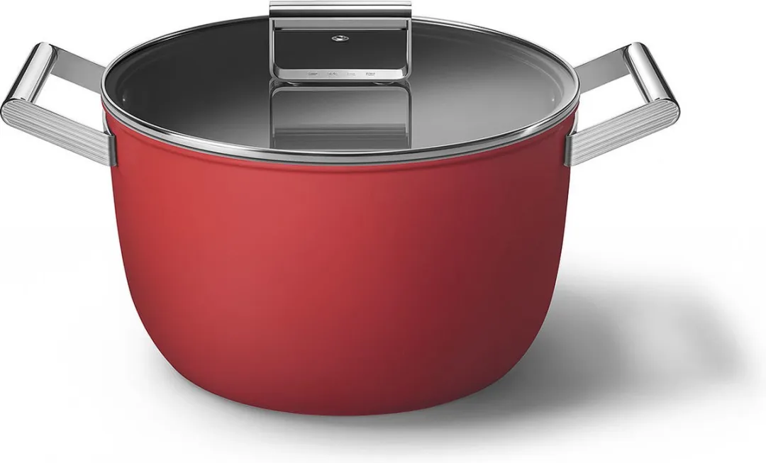 Smeg Kookpan 7.7L - Rood - ø26cm