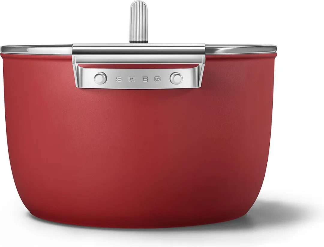 Smeg Kookpan 7.7L - Rood - ø26cm