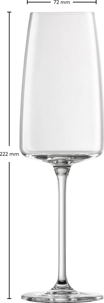 Zwiesel Glas Vivid Senses Champagneglas 0.39L - Set van 2