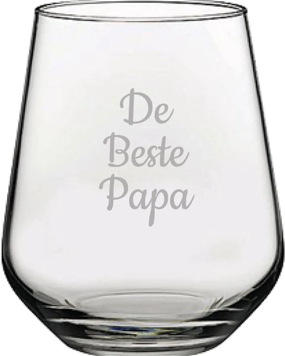 Pasabahce Gegraveerd Drinkglas 42,5cl Beste Papa