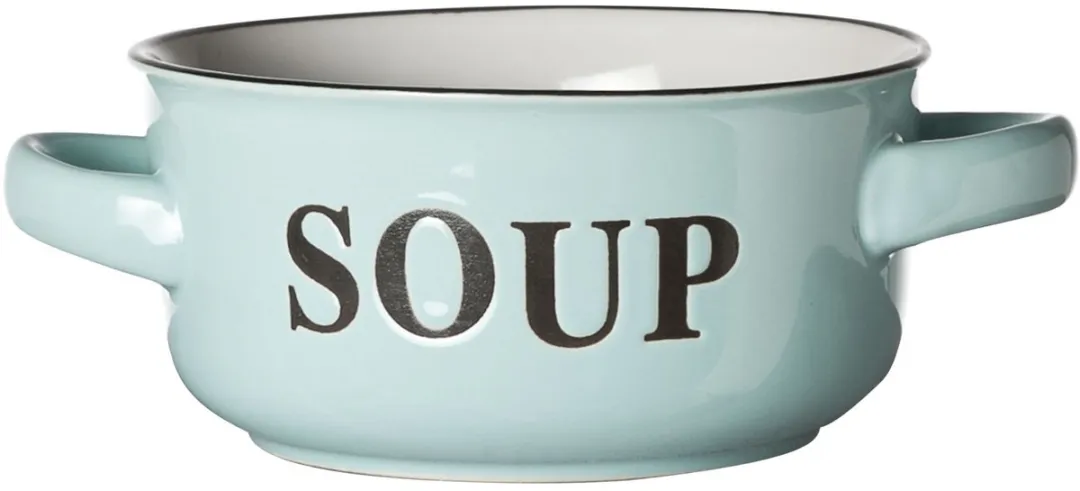 Cosy&Trendy Classic Soepkommen 470ml - 8 Stuks - Lichtblauw