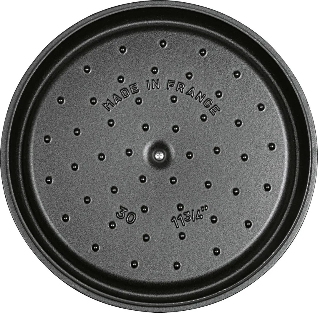 Staub Braadpan/Cocotte 8.35L - Ø30cm - Zwart