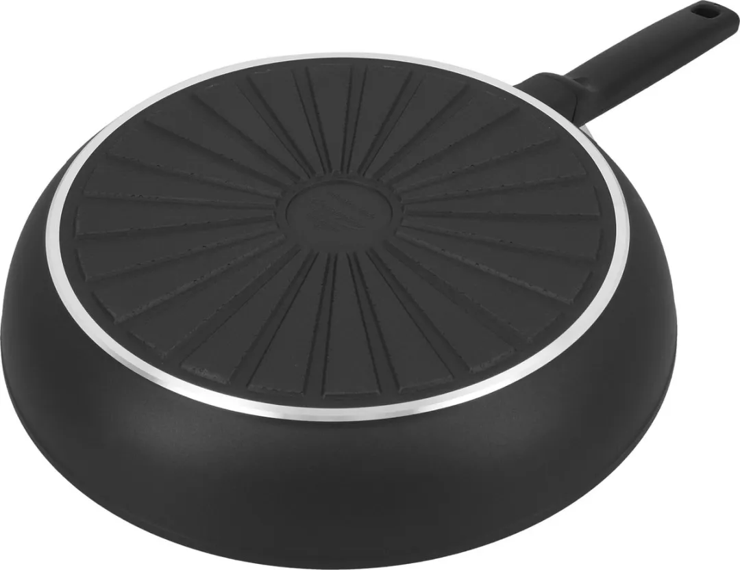 Demeyere Alu Comfort 3 Koekenpan 28cm - Inductie - PTFE-vrij - Zwart