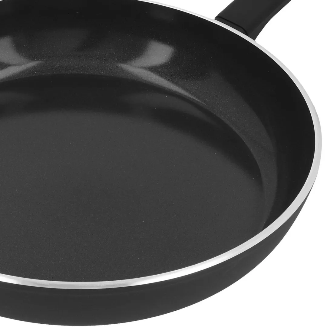 Demeyere Alu Comfort 3 Koekenpan 28cm - Inductie - PTFE-vrij - Zwart