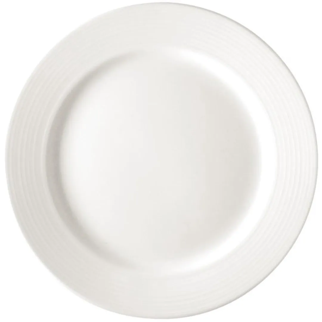 Olympia Linear Bord Brede Rand 20cm U090 - 12 Stuks